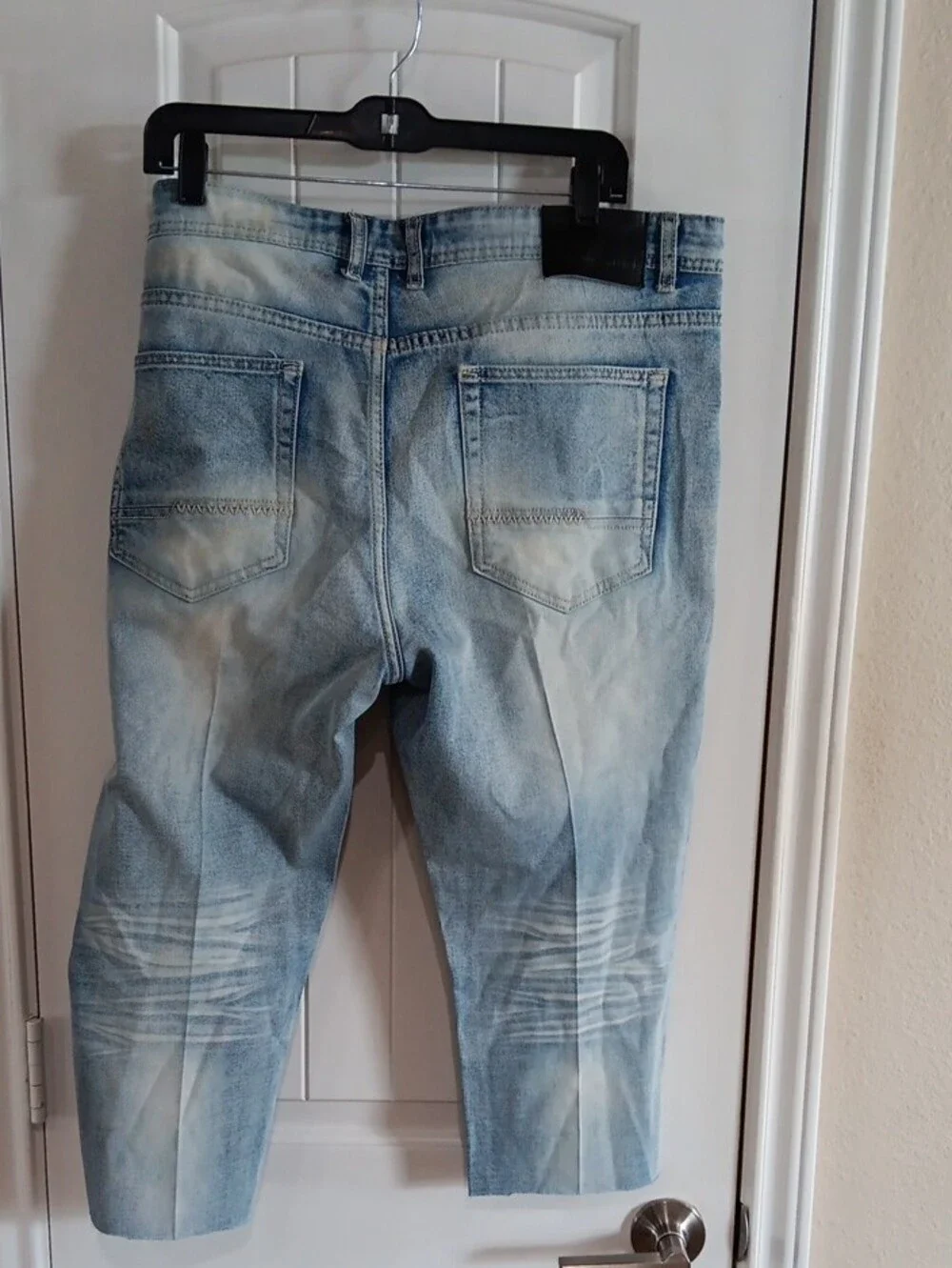 Light Wash Graffiti Men’s Jeans - Selfmade Design
